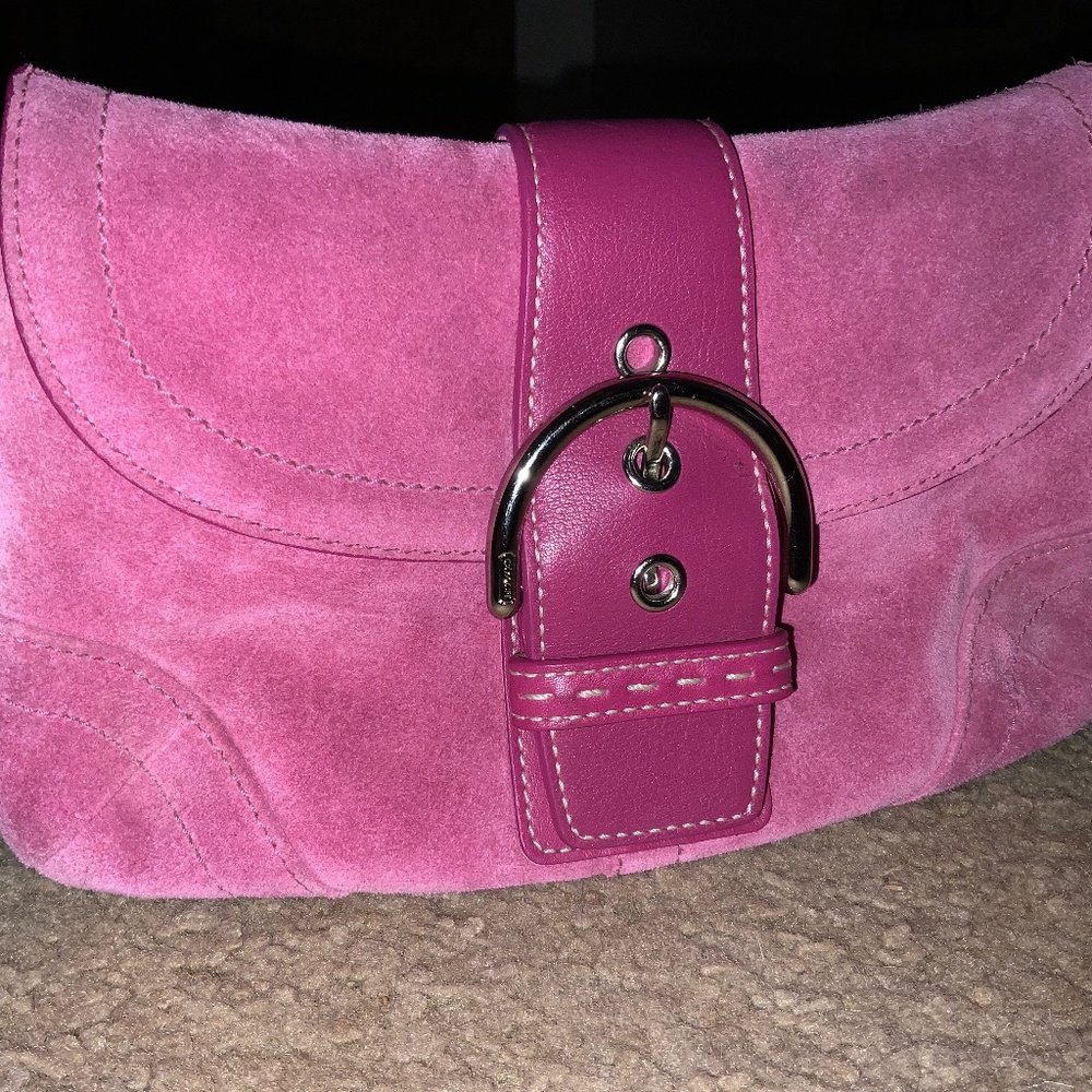 A older coach pink purse